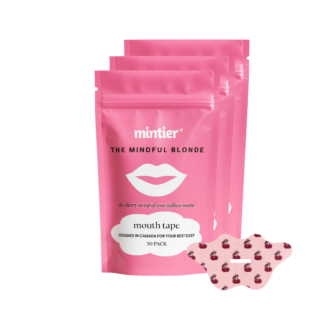 🍒 THE MINDFUL BLONDE X MINTIER MOUTH TAPE